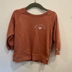 Colored Organics Terracotta 'Big Sister' Sweatshirt